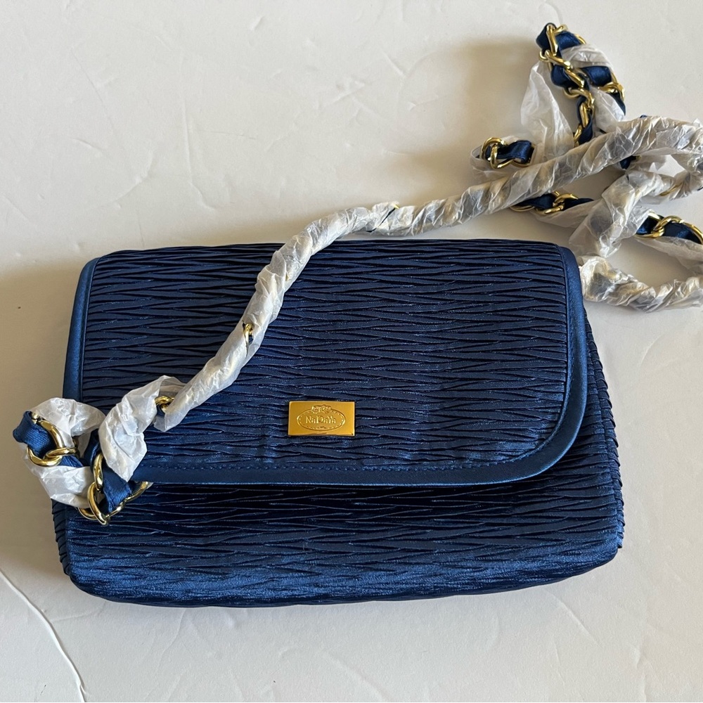 Naraya satin crinkle crosssbody mini bag
